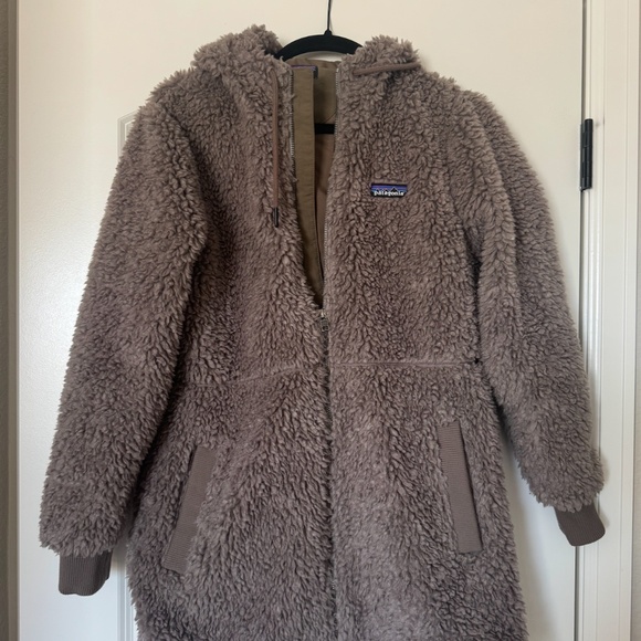 Patagonia Brown Teddy Jacket taupe color small dusty mesa parker - Picture 2 of 3